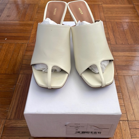 NEOUS Jumel Cream Mule - US 8 - Picture 2 of 7